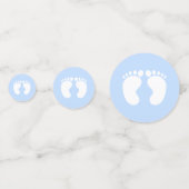 Modern Sein Baby Dusche blau Konfetti (Vorderseiten)