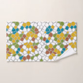 Modern, Senfgelb, aquamarin, grün, weiß Badhandtuch Set (Handtuch)