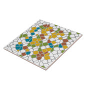 Modern, Senfgelb, aquamarin, grün, weiß Fliese (Seite)