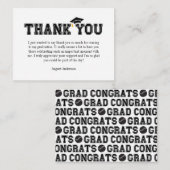 Modern Senior Baseball Player Thank You Begleitkarte (Vorne/Hinten)