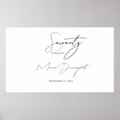 Modern Seventy and Fabulous  Poster (Vorne)