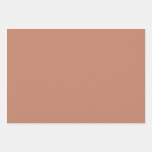 Modern Shades Rust Geschenkpapier Set (Vorderseite)