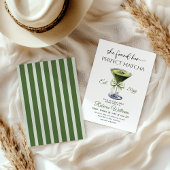 Modern She Found Her Perfect Matcha Bridal Shower Einladung