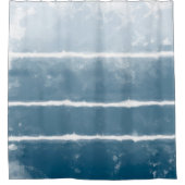 Modern Shibori Ombre Retro Gefärbte Krawatte Hippi Duschvorhang (Vorderseite)