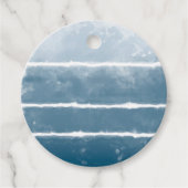 Modern Shibori Ombre Retro Gefärbte Krawatte Hippi Geschenkanhänger (Vorderseite)