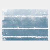 Modern Shibori Ombre Retro Gefärbte Krawatte Hippi Geschenkpapier Set (Vorderseite 2)