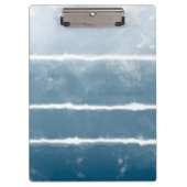 Modern Shibori Ombre Retro Gefärbte Krawatte Hippi Klemmbrett (Vorderseite)