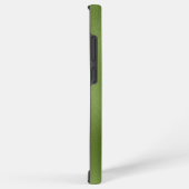 Modern Shiny Green Abstrakt Background Monogram Samsung Galaxy Hülle (Rechte Seite)