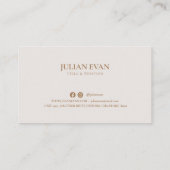 Modern Shiny Holographic Beautician Makeup Visitenkarte (Rückseite)