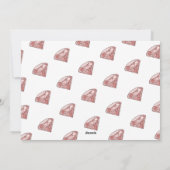 Modern Shopping Princess Royal Birthday Einladung (Rückseite)