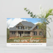 Modern Sie unser neues Zuhause-Foto-Umdenken Ankündigung (Stehend Vorderseite)