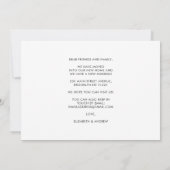 Modern Sie unser neues Zuhause-Foto-Umdenken Ankündigung (Rückseite)