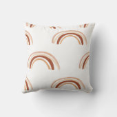 Modern Siena Boho Rainbow Throw Kissen (Rückseite)