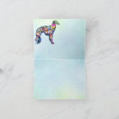 Modern Silken Windhound Karte (Innenseite)