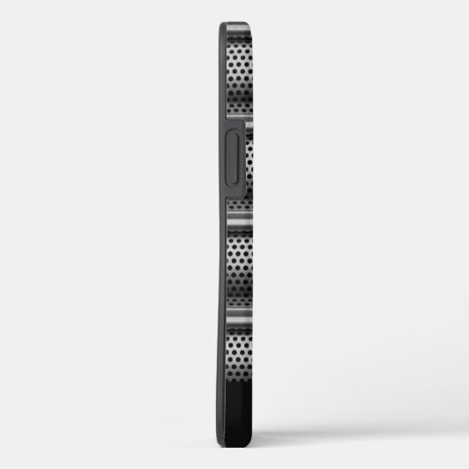 Modern Silver Monogram Case-Mate iPhone Hülle (Rückseite / Rechts)