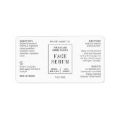 Modern Simple 1 OZ 30ML Dropper Bottle Label Adressaufkleber (Vorne)