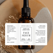 Modern Simple 1 OZ 30ML Dropper Bottle Label Adressaufkleber