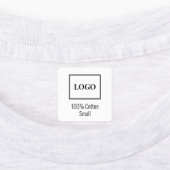 Modern Simple Add Company Logo Fashion Apparel Etiketten (Befestigt)