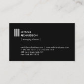 Modern Simple Architecture Logo Construction Visitenkarte (Vorderseite)