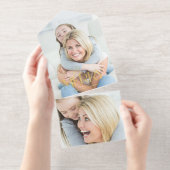 Modern Simple Be Merry Typografie 1 Foto Foil All-in-One-Einladung (Abreißstreifen)