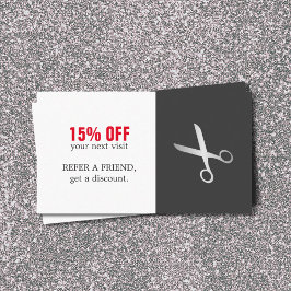 Modern Simple Beauty Hair Salon Coupon