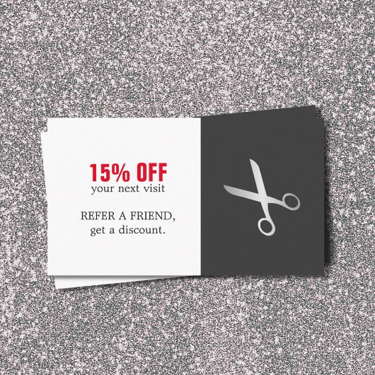 Modern Simple Beauty Hair Salon Coupon