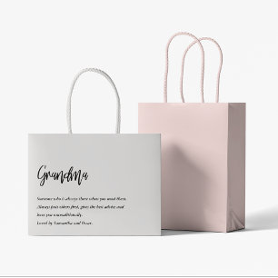 Modern Simple Best Oma jemals Best Beauty Gift Große Geschenktüte