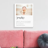 Modern Simple Best Oma jemals Best Beauty Gift Leinwanddruck (Insitu (Wohnzimmer))