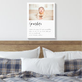 Modern Simple Best Oma jemals Best Beauty Gift Leinwanddruck (Insitu (Schlafzimmer))