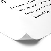 Modern Simple Best Oma jemals Best Beauty Gift Poster (Ecke)