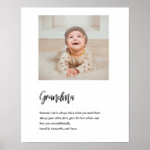 Modern Simple Best Oma jemals Best Beauty Gift Poster (Vorne)