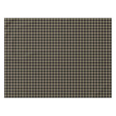 Modern Simple Black Brown Buffalo Kariert Tischdecke (Vorderseite (Horizontal))