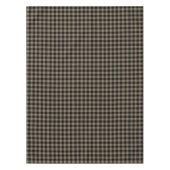 Modern Simple Black Brown Buffalo Kariert Tischdecke (Vorderseite)