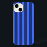 Modern Simple Blue Navy Two Tone Strip Name Case-Mate iPhone 14 Hülle<br><div class="desc">Modern Simple Blue Navy Two Tone Strip Name</div>