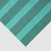 Modern Simple Blue Navy Two Tone Strip Name Seidenpapier (Detail)