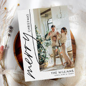 Modern Simple Boho Foto Weihnachten