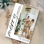 Modern Simple Boho Foto Weihnachten