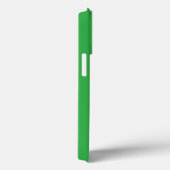 Modern Simple Bright Green Script Name Monogram Case-Mate iPhone Hülle (Rückseite / Rechts)
