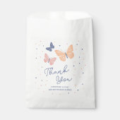 Modern Simple Butterfly Geburtstag Geschenktütchen (Vorderseite)
