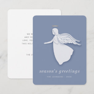 Modern Simple Christmas Angel Feiertagskarte