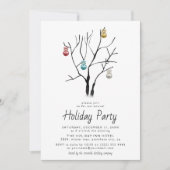 Modern Simple Christmas Holiday Party Einladung (Vorderseite)