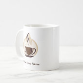 Modern Simple Coffee Shop beruflich Kaffeetasse (Vorderseite Links)