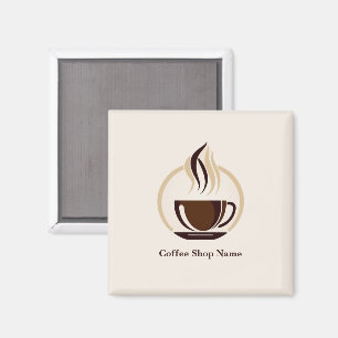 Modern Simple Coffee Shop beruflich Magnet