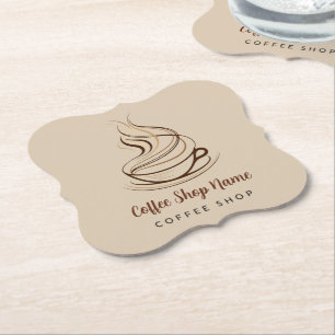 Modern Simple Coffee Shop beruflich Untersetzer