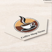 Modern Simple Coffee Shop beruflich Untersetzer (angewinkelt)
