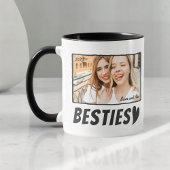 Modern Simple Comic Bestie Best Friends BFF Photo Tasse