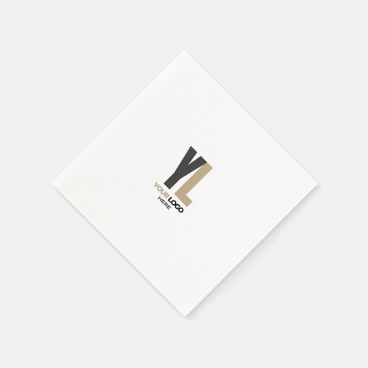 Modern Simple Company senkrechten Firmenlogo Marke Serviette (Ecke)