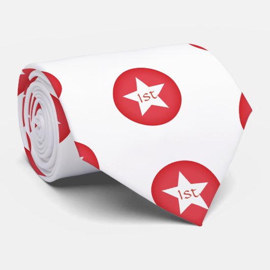 Modern Simple Cool Pattern Vater First Vathday Krawatte (Gerollt)