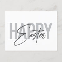 Modern, simple, cool typography Happy Easter