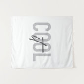 Modern, simple, cool typography of Cool It Wandteppich (Vorderseite (Horizontal))